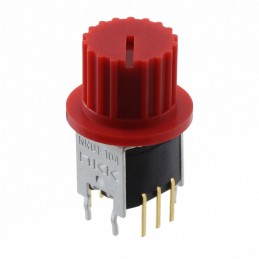 1 pcs : NR01104ANG13-2C - SWITCH ROTARY 4POS 0.4VA 28V