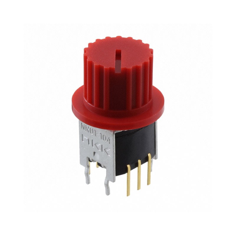 1 pcs : NR01104ANG13-2C - SWITCH ROTARY 4POS 0.4VA 28V
