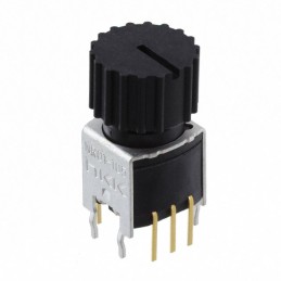 1 pcs : NR01105ANG13-1A - SWITCH ROTARY 5POS 0.4VA 28V