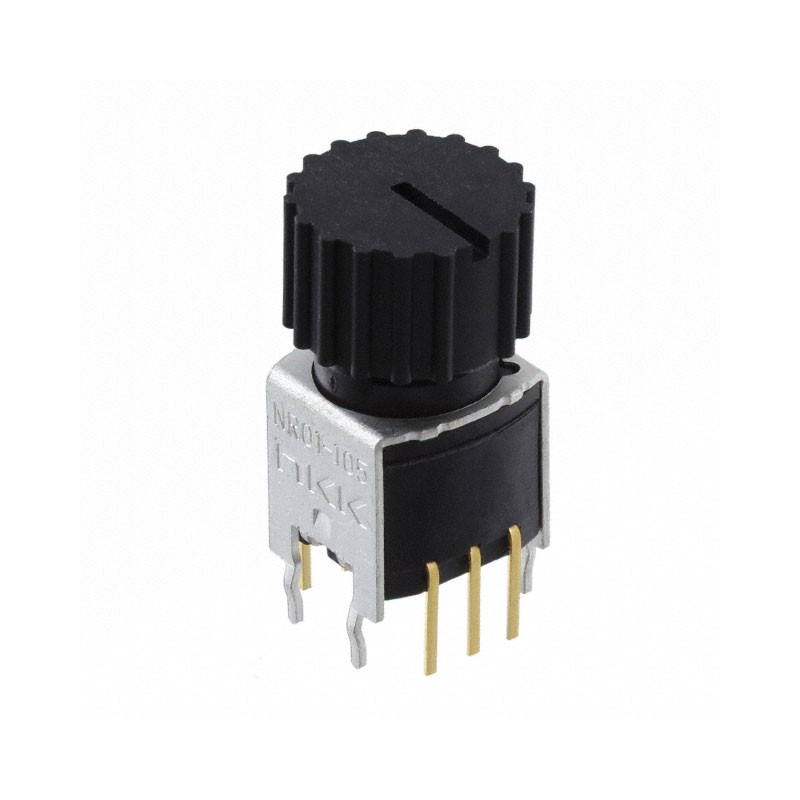 1 pcs : NR01105ANG13-1A - SWITCH ROTARY 5POS 0.4VA 28V