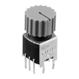 1 pcs : NR01105ANG13-1H - SWITCH ROTARY 5POS 0.4VA 28V