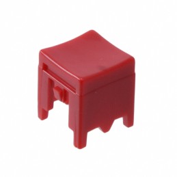 1 pcs : P23491 - CAP PUSHBUTTON SQUARE RED