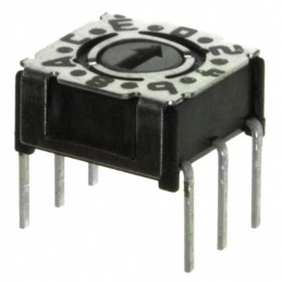 1 pcs : P36103 - SWITCH ROTARY DIP HEX 0.1A 24V