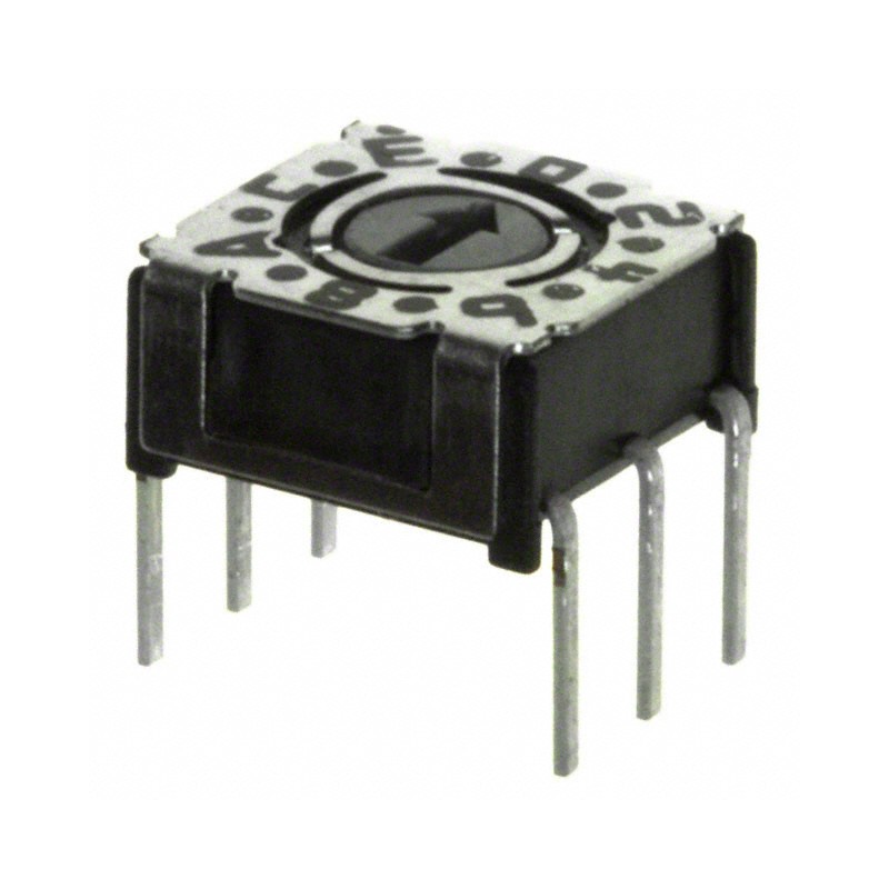 1 pcs : P36103 - SWITCH ROTARY DIP HEX 0.1A 24V