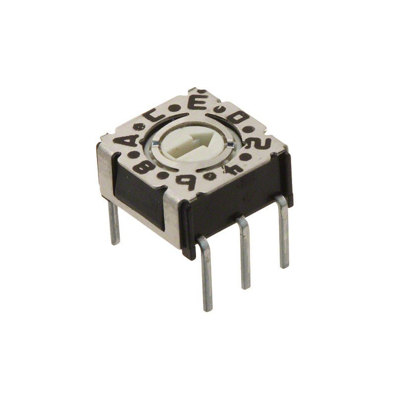1 pcs : P36106 - SW ROTARY DIP HEX COMP 0.1A 24V