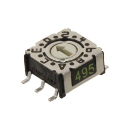 1 pcs : P36S106 - SW ROTARY DIP HEX COMP 0.1A 24V