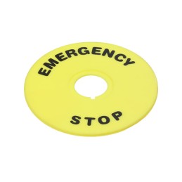 1 pcs : PAWP9 - WARNING PLATE 90MM
