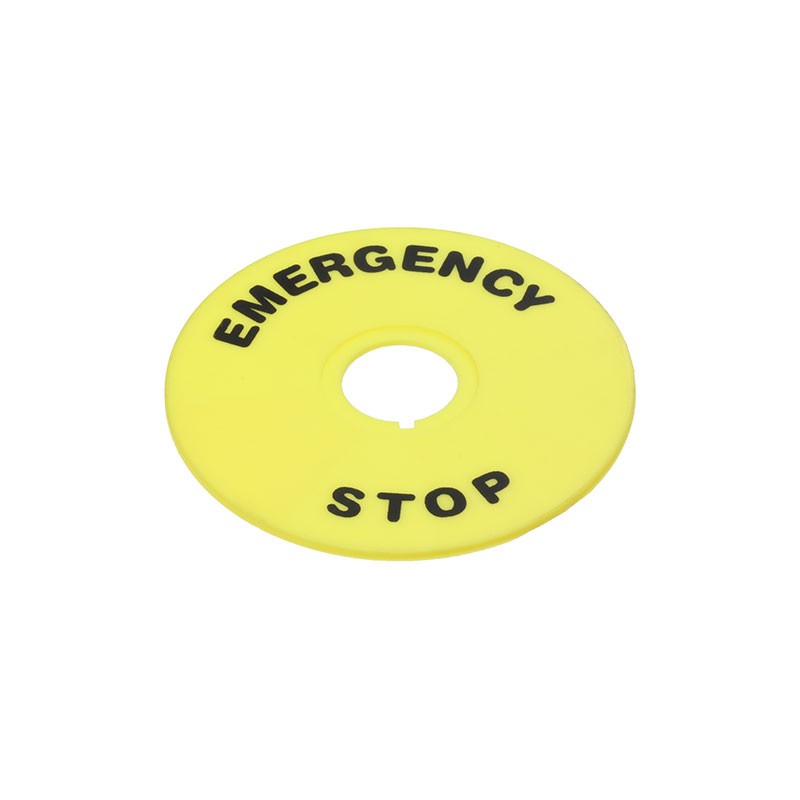 1 pcs : PAWP9 - WARNING PLATE 90MM