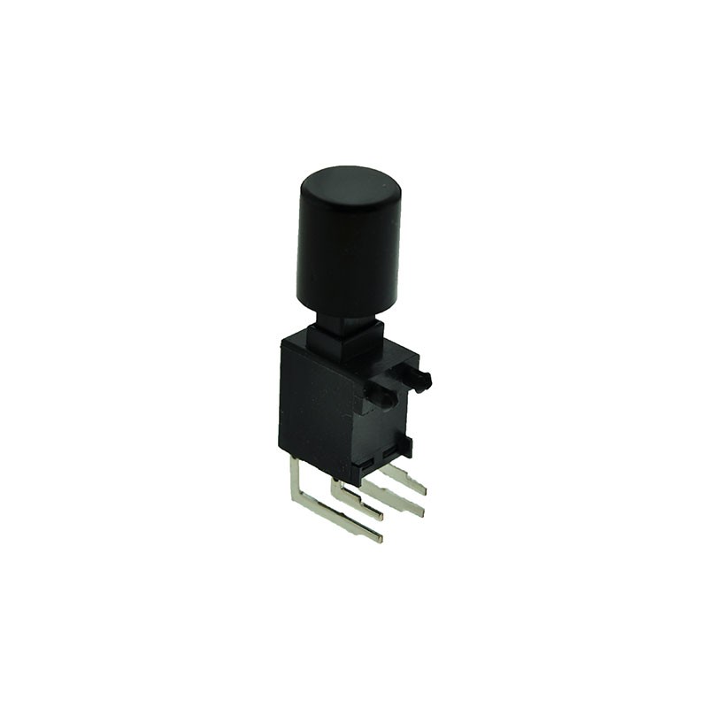 1 pcs : PB400EEQR1BLK - SWITCH PB DPST 3A 30V