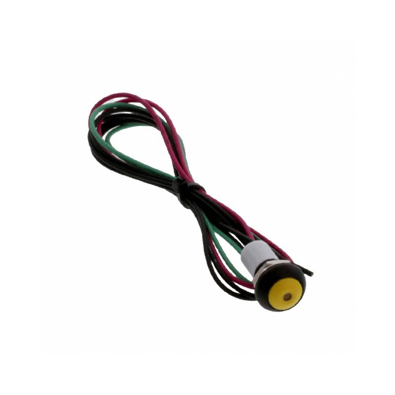 1 pcs : PB6B2FM5M1CAL07S500 - SWITCH PUSH SPST-NO 125MA 125V