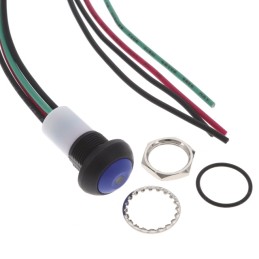 1 pcs : PB6B2FM7M1CAL06S500 - SWITCH PUSH SPST-NO 125MA 125V