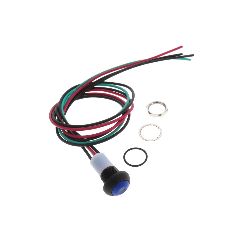 1 pcs : PB6B2FM7M1CAL07S500 - SWITCH PUSH SPST-NO 125MA 125V