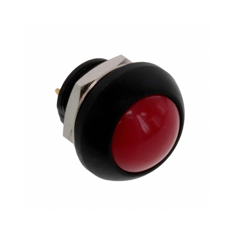 1 pcs : PB6B2RS3M4CAL00 - SWITCH PUSH SPST-NO 125MA 125V