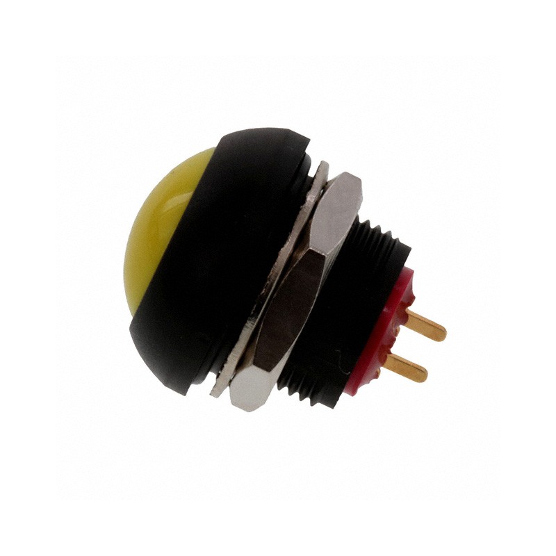 1 pcs : PB6B2RS5M4CAL00 - SWITCH PUSH SPST-NO 125MA 125V