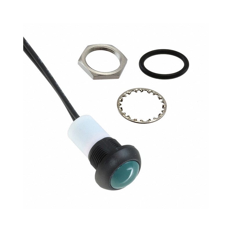 1 pcs : PB6B2RS6M1CAL00S500 - SWITCH PUSH SPST-NO 125MA 125V