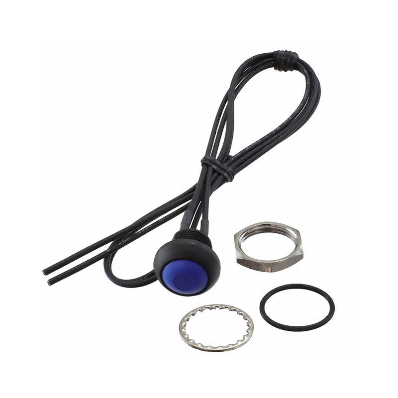 1 pcs : PB7B2FM7M1CAL00Y500 - SWITCH PUSH SPST-NC 125MA 125V