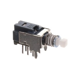 1 pcs : PBH2UEEKZXNAGX - SWITCH PUSH DPDT 0.1A 30V