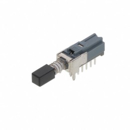 1 pcs : PBH4UEEKZXNAG1SBLK - SWITCH PUSH 4PDT 0.1A 30V