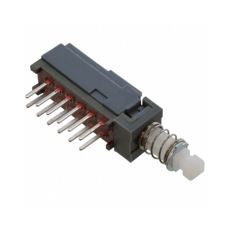 1 pcs : PBH4UEENAGX - SWITCH PUSH 4PDT 0.1A 30V