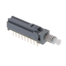 1 pcs : PBH6UOANAGX - SWITCH PUSH 6PDT 0.1A 30V