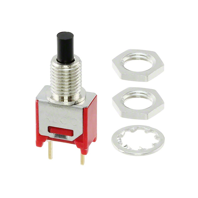 1 pcs : PMS9P1B05M2RE - SWITCH PUSH SPST-NO 0.4VA 20V