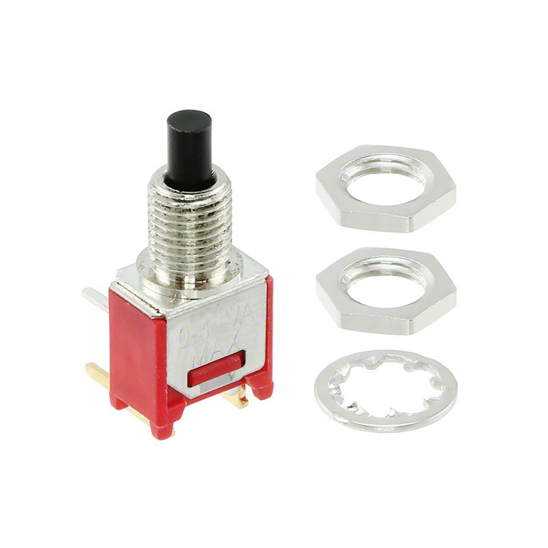 1 pcs : PMS9P1B05M6RE - SWITCH PUSH SPST-NO 0.4VA 20V