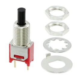 1 pcs : PMS9P1B09M2RE - SWITCH PUSH SPST-NO 0.4VA 20V