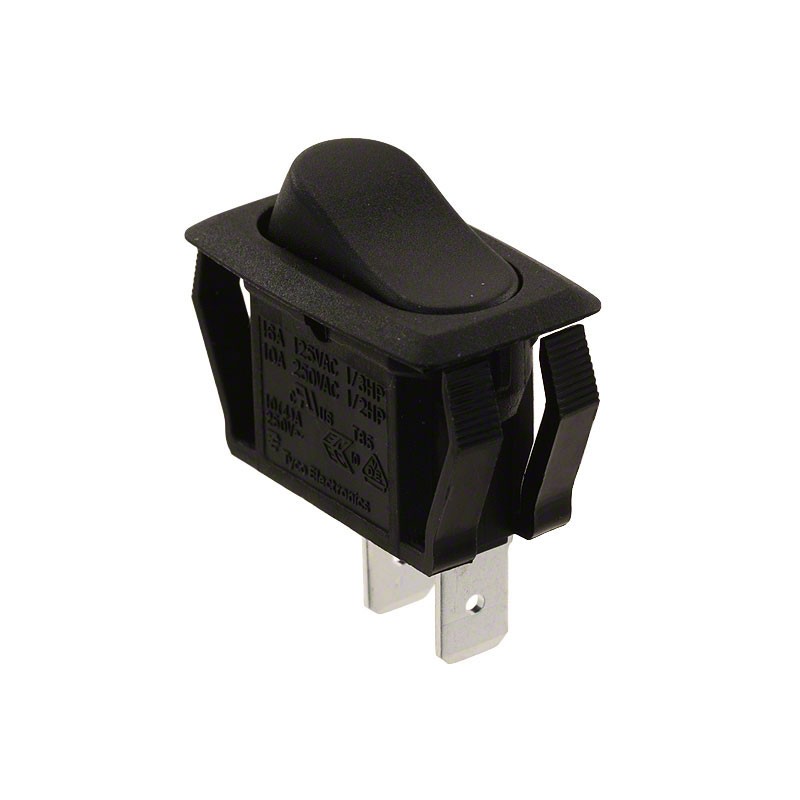 1 pcs : PRBSA1-16F-BB000 - SWITCH ROCKER SPST 16A 125V