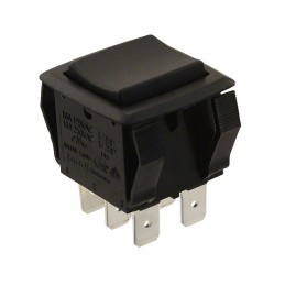 1 pcs : PRDDD3-16F-BB000 - SWITCH ROCKER DPDT 16A 125V
