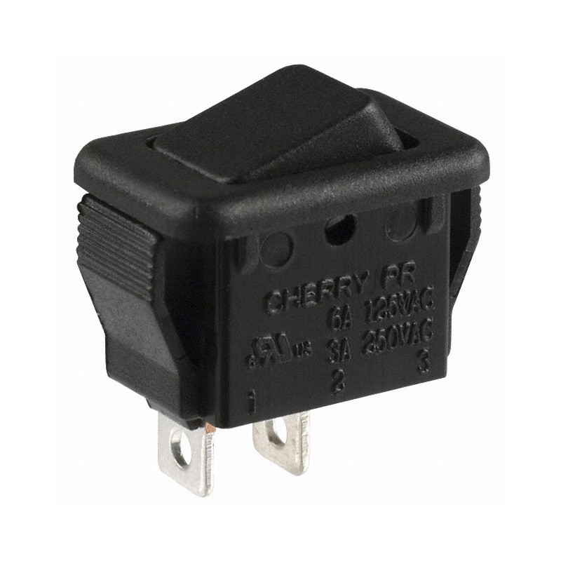 1 pcs : PRK22J5BBBNN - SWITCH ROCKER SPST 6A 125V