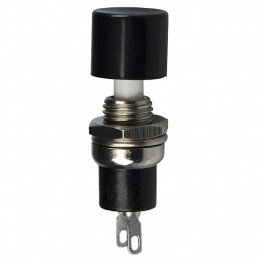 1 pcs : PS1024ALBLK - SWITCH PUSH SPST-NO 3A 125V