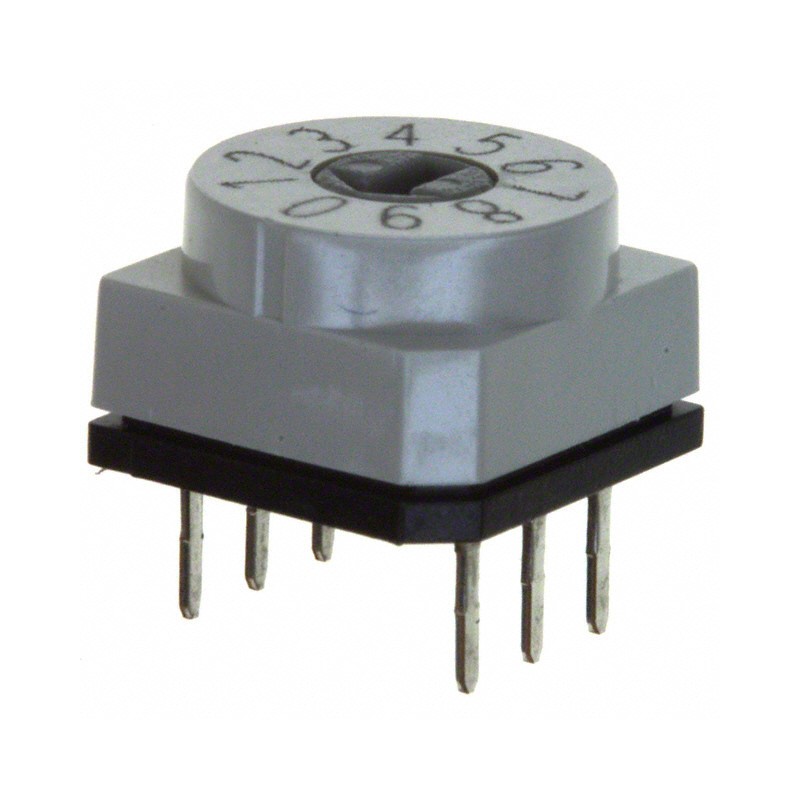 1 pcs : PT65102 - SW ROTARY DIP BCD COMP 0.15A 24V