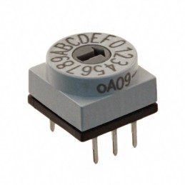 1 pcs : PT65103 - SWITCH ROTARY DIP HEX 0.15A 24V