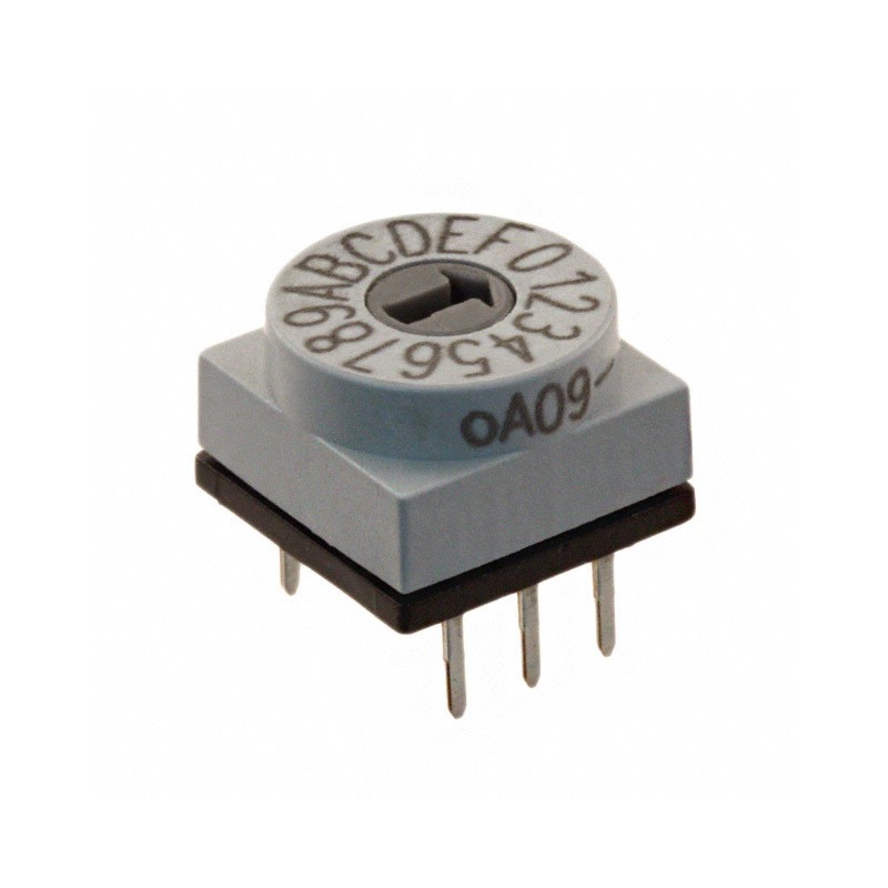 1 pcs : PT65103 - SWITCH ROTARY DIP HEX 0.15A 24V