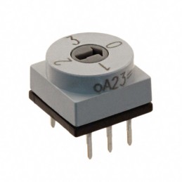 1 pcs : PT65112 - SWITCH ROTARY DIP BCD 0.15A 24V