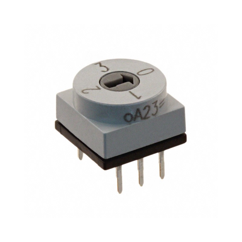 1 pcs : PT65112 - SWITCH ROTARY DIP BCD 0.15A 24V