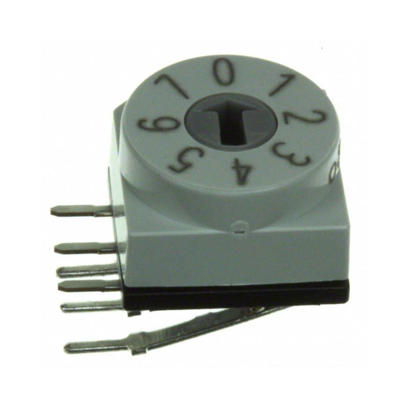1 pcs : PT65127L254 - SW ROTARY DIP OCT COMP 0.15A 24V