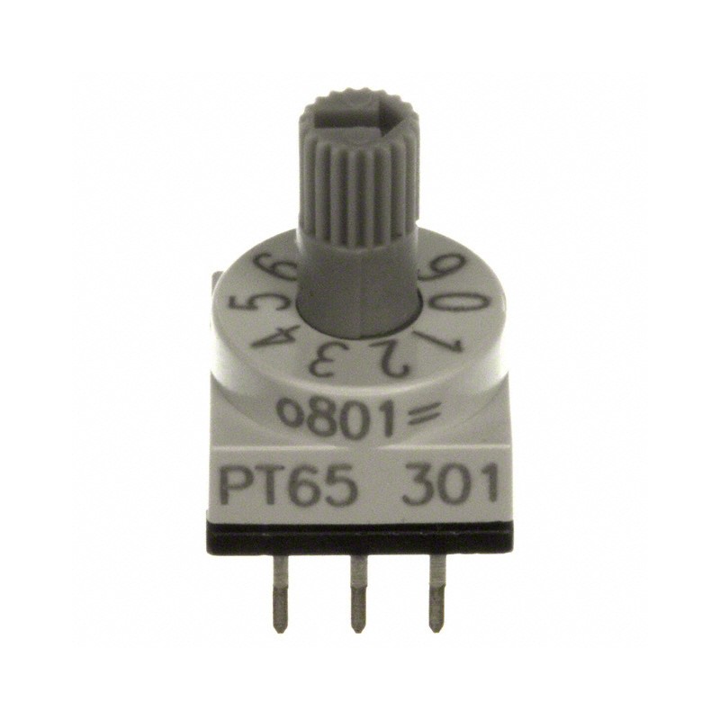 1 pcs : PT65301 - SWITCH ROTARY DIP BCD 0.15A 24V