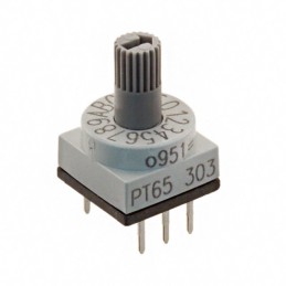 1 pcs : PT65303 - SWITCH ROTARY DIP HEX 0.15A 24V