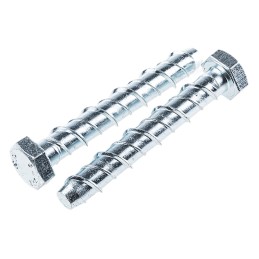 1 Bag of 10 - RS PRO Steel Anchor Bolt 75mm, 12mm Fixing Hole