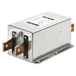 1 pcs - Schaffner, FN2200 50A 1.2kV dc, Chassis Mount EMI Filter, Tab