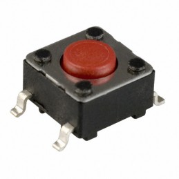 1 pcs : PTS645SK43SMTR92 LFS - SWITCH TACTILE SPST-NO 0.05A 12V