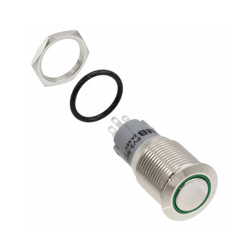 1 pcs : PV3F2H0NN-334 - SWITCH PUSHBUTTON DPDT 2A 48V