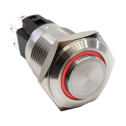 1 pcs : PVB3H2B0SS3R1 - ANTI-VANDAL, 2A, SPDT, ON-(ON)