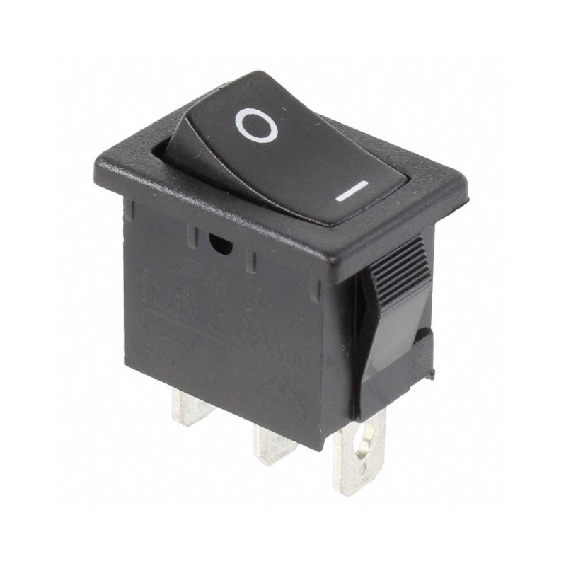 1 pcs : R1966CBLKBLKGF - SWITCH ROCKER SPDT 15A 125V