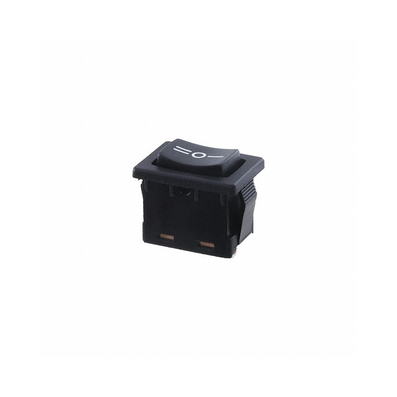 1 pcs : R1966DBLKBLKCS - SWITCH ROCKER SPDT 15A 125V
