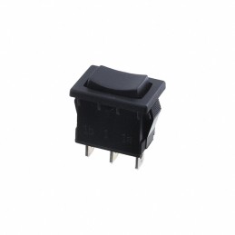 1 pcs : R1966DBLKBLKEF - SWITCH ROCKER SPDT 15A 125V