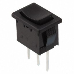 1 pcs : R1966DBLKBLKEP - SWITCH ROCKER SPDT 15A 125V