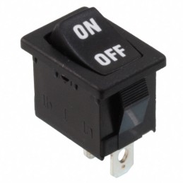 1 pcs : R1966DBLKBLKIF - SWITCH ROCKER SPDT 15A 125V