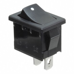 1 pcs : R1966FBLKBLKAF - SWITCH ROCKER SPST-NO 15A 125V
